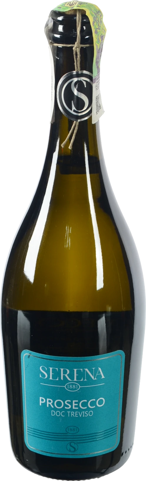 Вино ігристе 0.75л 10.5% біле сухе Prosecco Treviso Serena 1881