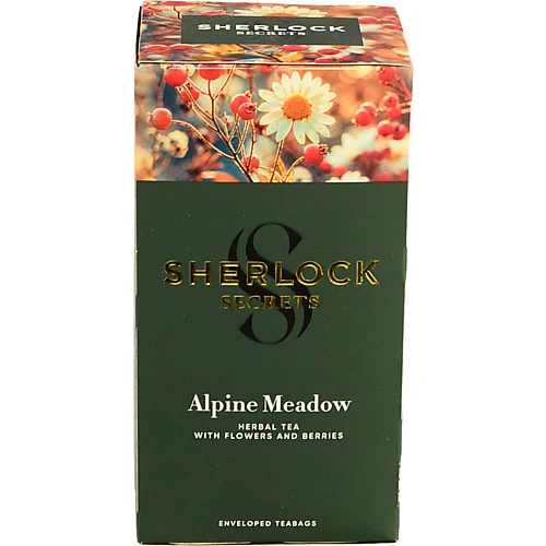 Чай Sherlock Secrets "Альпійський луг" 22 пакетики по 1.5г