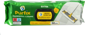 Серветки д.підлоги Purfix 50шт extra вологі