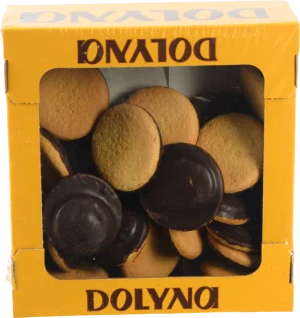 Печиво Dolyna 300г галіція вишня темна глазур