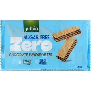 Вафлі Gullon 180г zero шоколад б.цукру