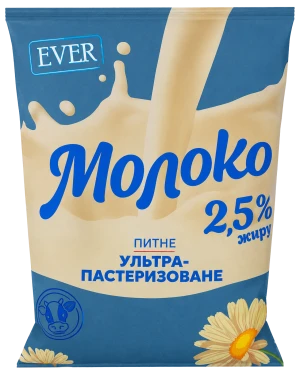 Молоко EVER 800г 2.5% ультрапаст. т.ф.
