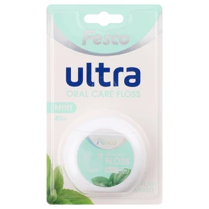 Зубна нитка Fesco 40м ultra fresh clean mint