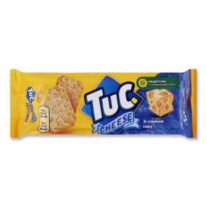 Крекер Tuc зі смаком сиру, 100 г