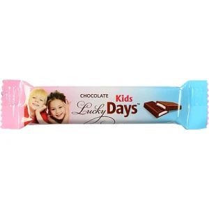 Шоколад молочний «LUCKY DAYS» з молочною начинкою, 12,5 г