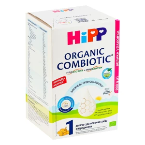 Суміш молочна суха для дітей з народження №1 Combiotic Hipp к/у 900г