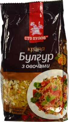 Булгур Сто пудів 400г з овочами