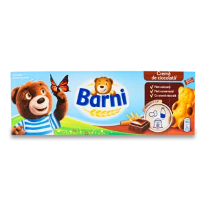 Тістечко бісквітне з шоколадною начинкою Barni 150г