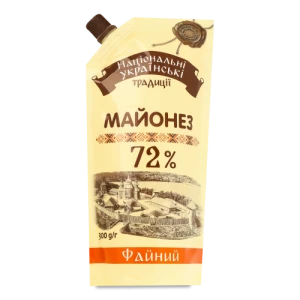 Майонез 72% Файний Національні українські традиції д/п 300г