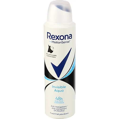 Антиперспірант аерозоль Invisible Aqua Rexona 150мл