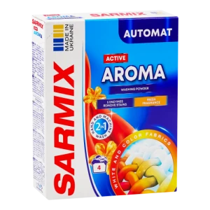 Порошок Sarmix 300г activ aroma д.всіх типів пранн