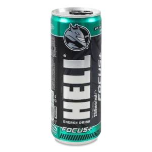 Напій енергетичний безалкогольний газований Strong Focus Hell з/б 250мл