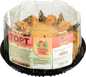 Торт карамельно-горіховий