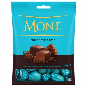 Цукерки КК 200г mone молочний трюфель