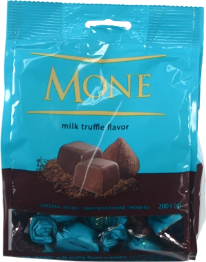 Цукерки КК 200г mone молочний трюфель