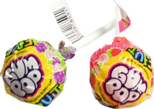 Цукерки Gum Pop 15г фруктові з гумкою