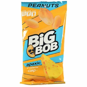Арахіс Big Bob смажений зі смаком сиру, 60 г