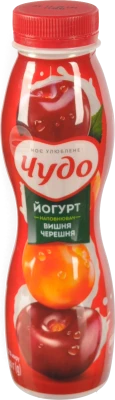 Йогурт питний 2.5% Вишня-черешня Чудо 260г