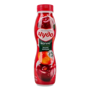 Йогурт питний 2.5% Вишня-черешня Чудо 260г