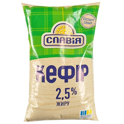 Кефір Славія 850г 2.5% жирн.