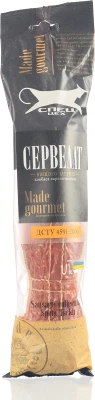 Ковбаса «Спец Цех» «Сервелат» варено-копчена, вищий ґатунок