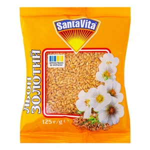 Насіння льону Santa Vita 125г золоте