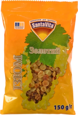 Ізюм Золотий SantaVita м/у 150г