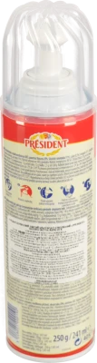 Вершки President збиті аерозоль 20% 250 г