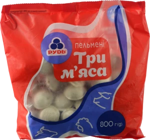Пельмені Рудь 800г три м'яса