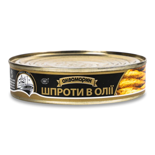 Шпроти в олії Аквамарин з/б 150г