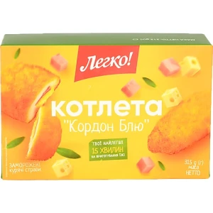 Котлета заморожена Кордон блю Легко! к/у 315г