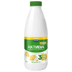 Активіа Питний йогурт Ананас 1.5% 800г