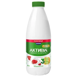 Активіа Біфідойогурт 1.5% Полуниця 800г