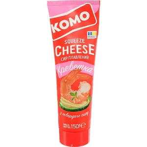 Сир плавлений Комо з креветками 150г туба