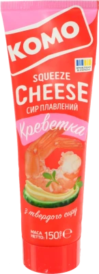 Сир плавлений Комо з креветками 150г туба