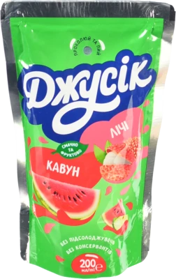 Напій соковий Джусік 0.2л кавун лічі