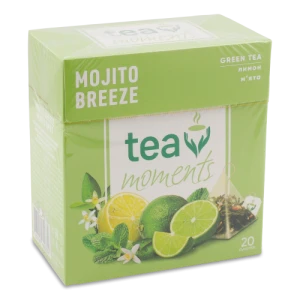 Чай зелений байховий Mojito Breeze Tea Moments к/у 20х1.7г