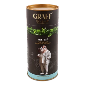 Чай Graff 80г ерл грей чорний тубус