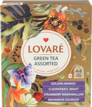 Чай Lovare Асорті Зелений 32х1.5г