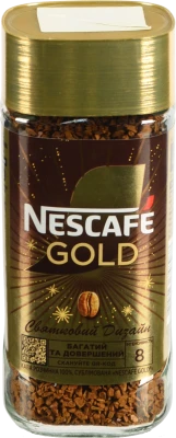 Кава розчинна сублімована Gold Nescafe с/б 95г
