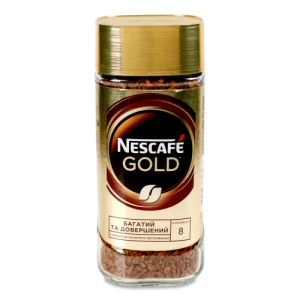 Кава розчинна сублімована Gold Nescafe с/б 95г