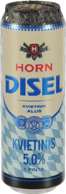 Пиво світле фільтроване пастеризоване Horn Disel Kvietinis Wheat, 5%, 0,568 л, б.м.
