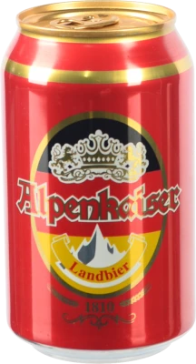 Пиво Alpenkaiser Landbier, банка металева {CAN}, 4,3%, 0,33 л