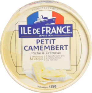 Сир м'який Petit Camembert Ile de France к/у 125г