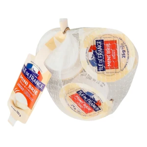 Сир м'який Mini Brie Ile de France 5х25г