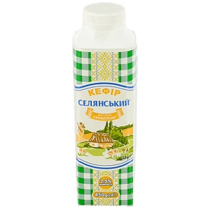 Кефір Селянський 2.5% 450г