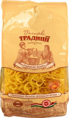 Макарони Галицькі традиції 400г локшина боніта