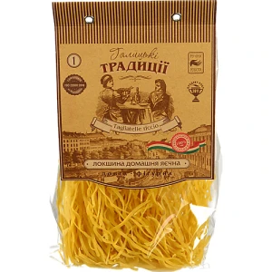 Локшина Галицькі традиції 250г домашня яєчна фігурна