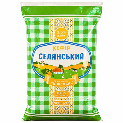 Кефір Селянський 2.5% 900г