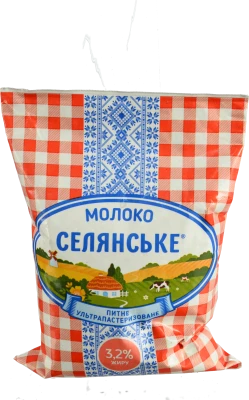 Молоко Селянське 900мл 3.2% т.ф